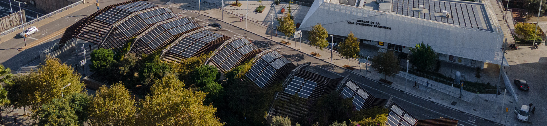 Placa solar municipal a la Vall d'Hebron